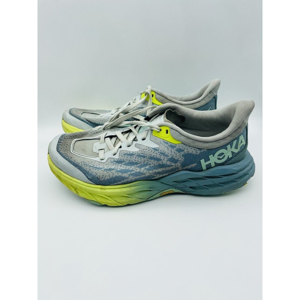 Hoka One One Women's Speedgoat 5 Mercury Blue Trail Running Shoe Size 7.5B No In